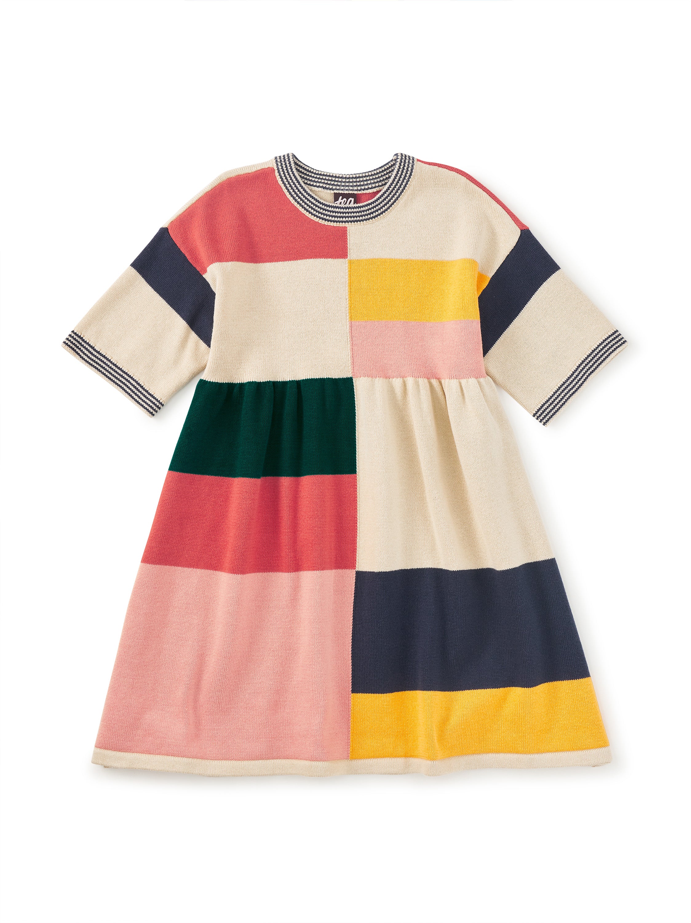 Tea Collection Colorblock Sweater Dress Little Sprout