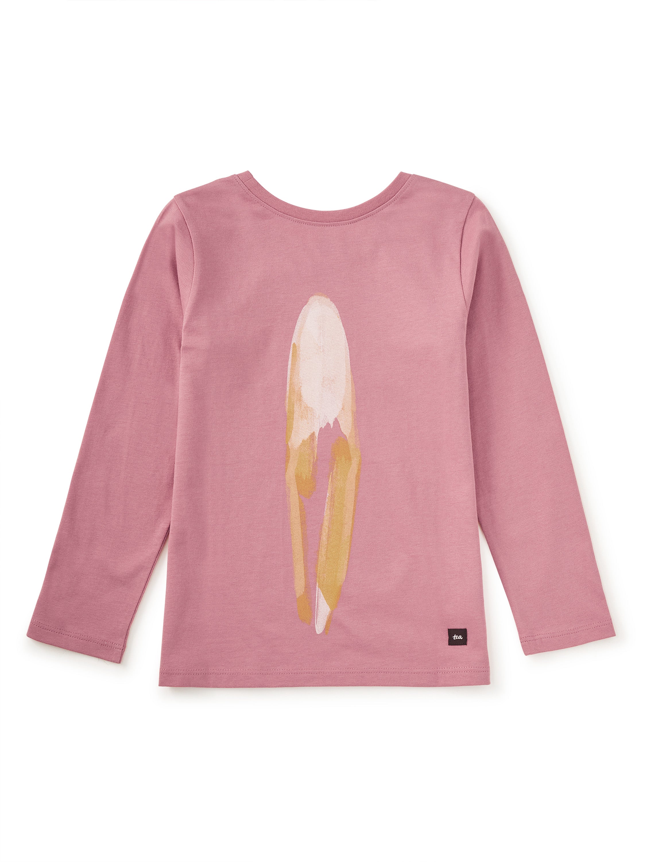 Reading Fox Double Sided Tee - Antique Rose