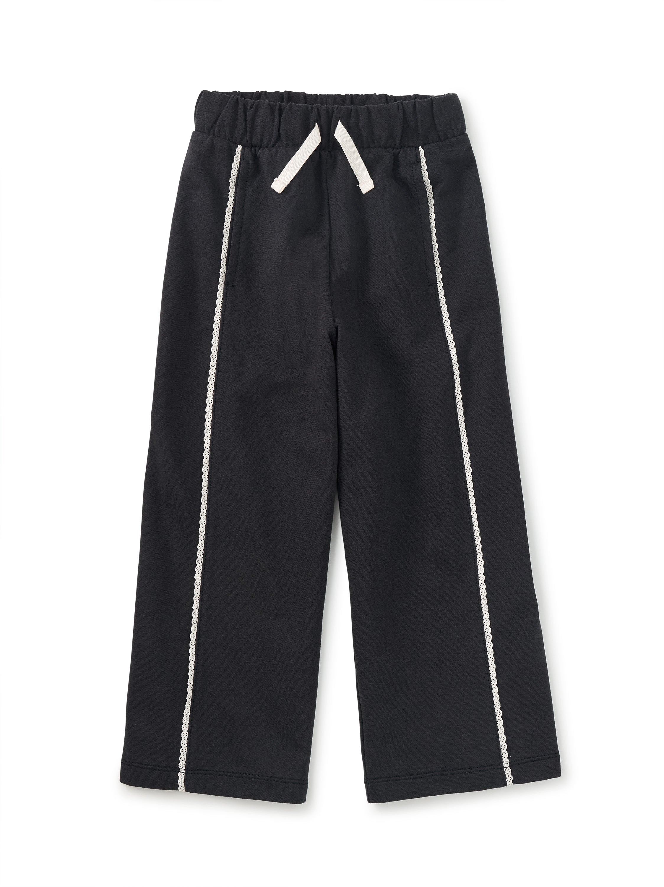 Tea Lace Trim Track pants Little Sprout