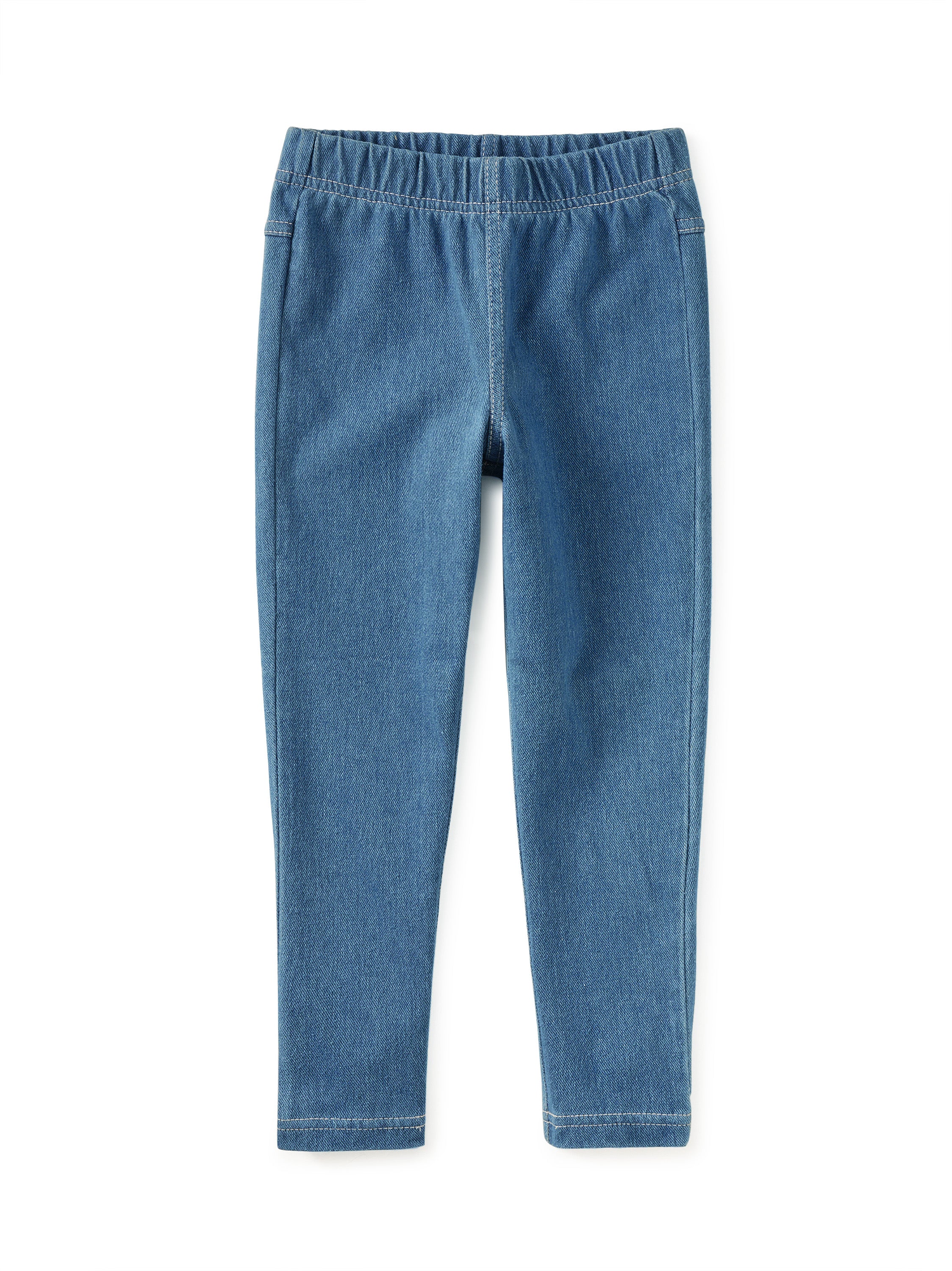 Tea Collection Denim Like Leggings Light Wash Little Sprout
