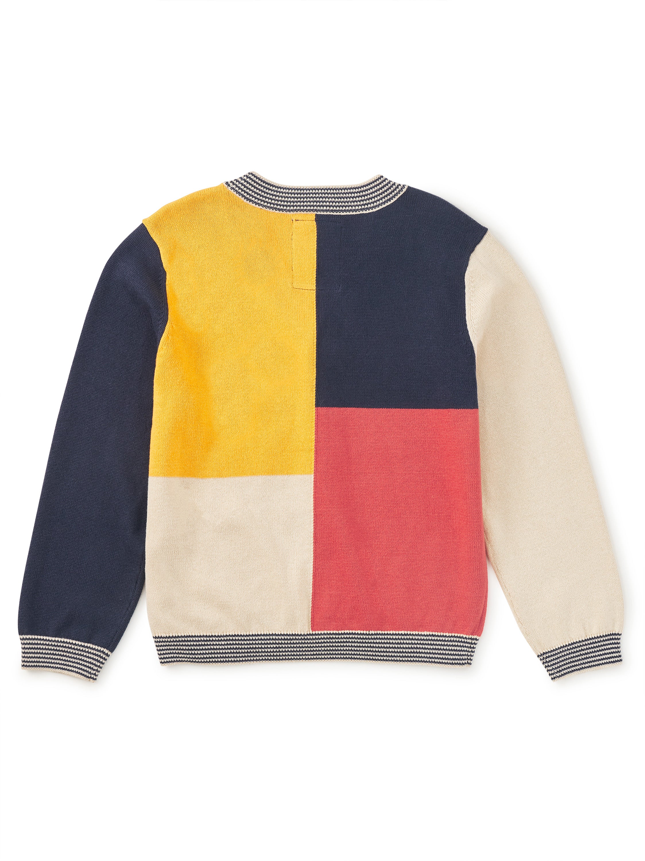 Colorblock Sweater Cardigan