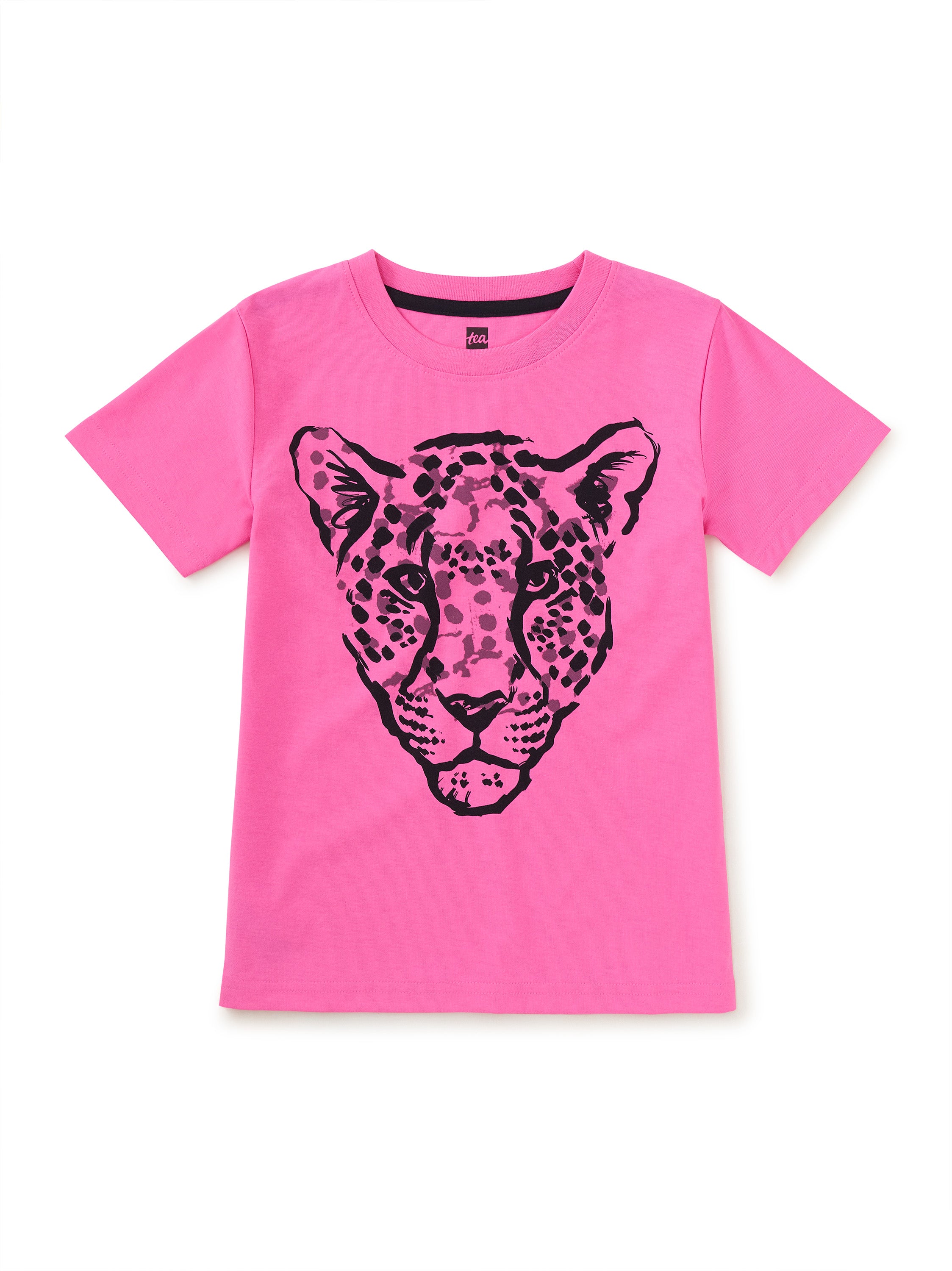 Jaguar Face Graphic Tee-Little Sprout