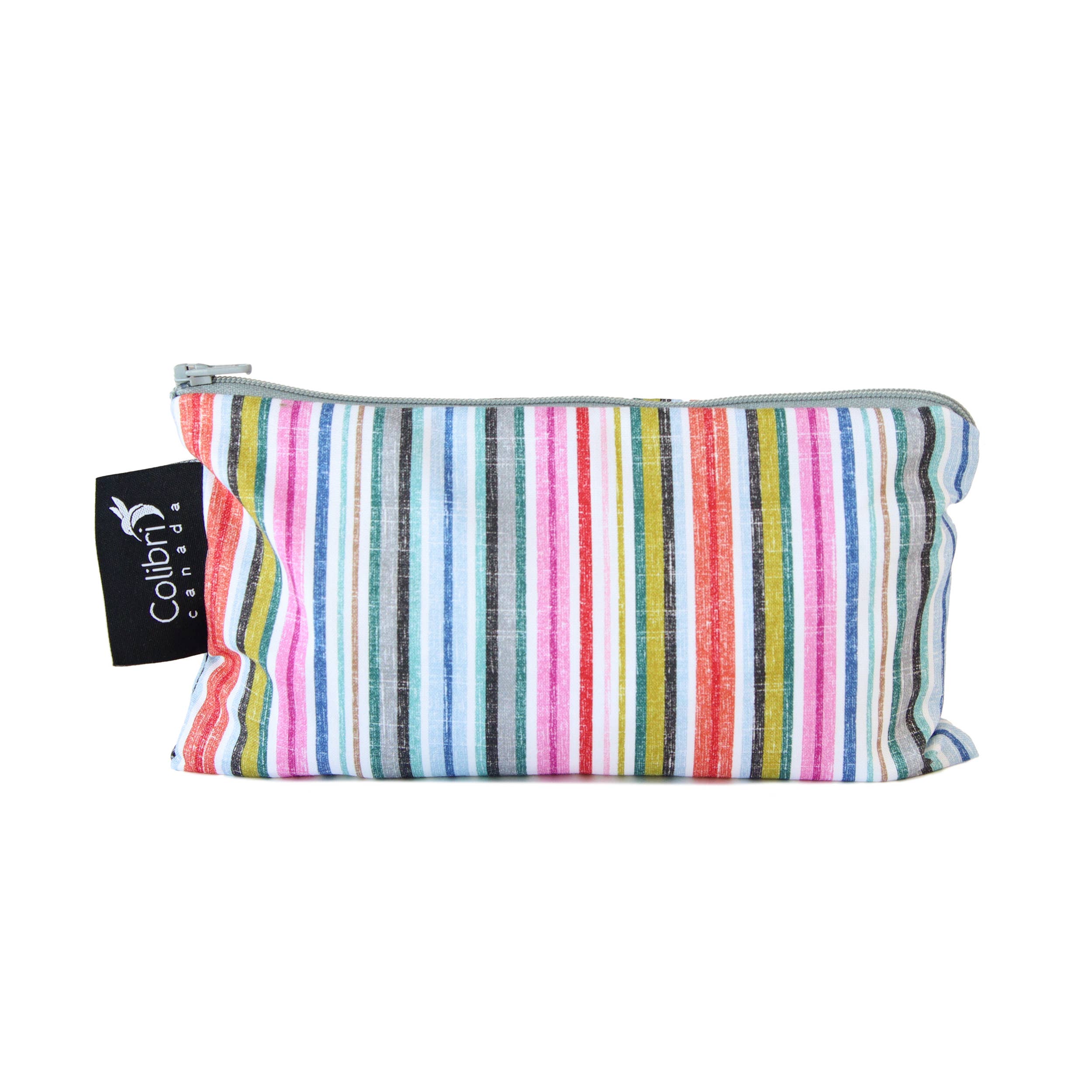 Summer Stripes Reusable Snack Bag - Medium-Little Sprout