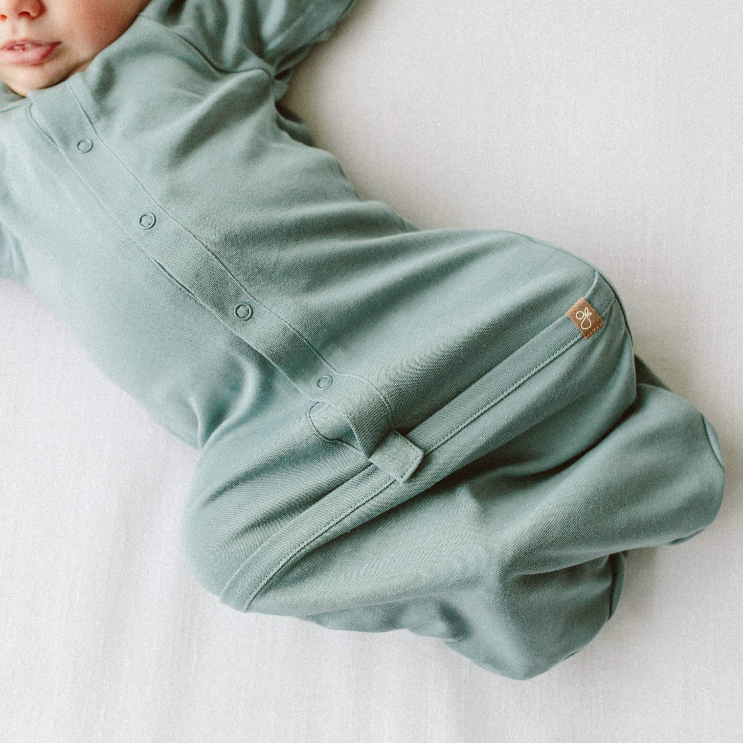 24 Hour Convertible Sleeper Baby Gown - Poolside: NB