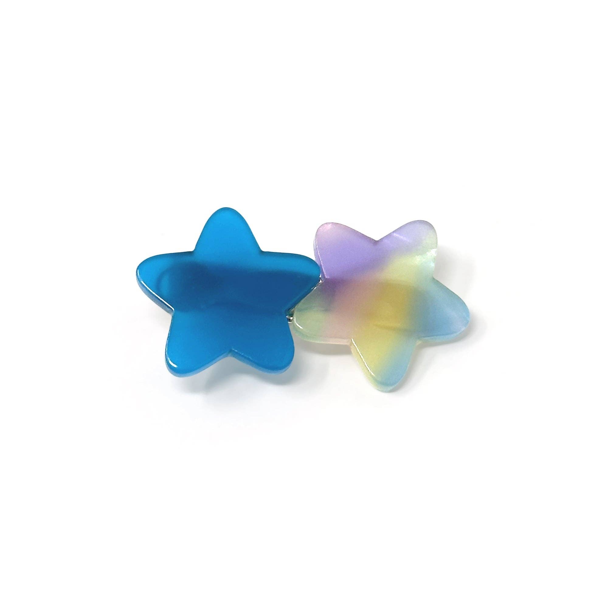 DOUBLE STAR HAIR CLIPS (Set of 2): Gold-Little Sprout