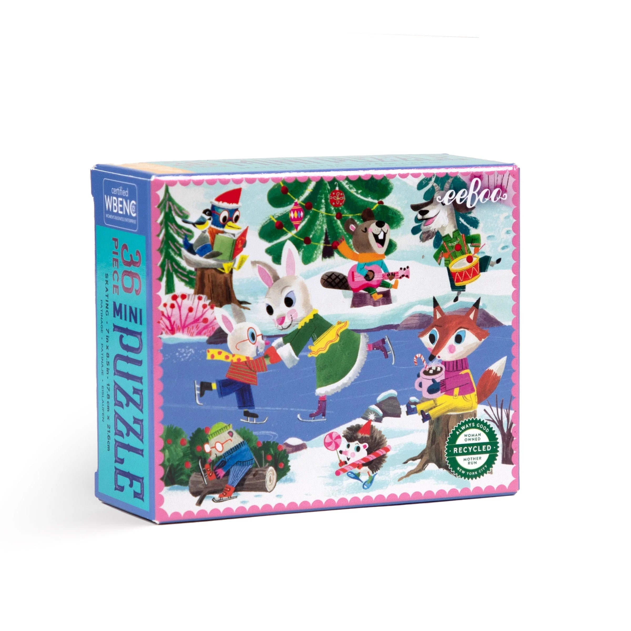 Woodland Holiday Mini Puzzle - 36 pieces-Little Sprout