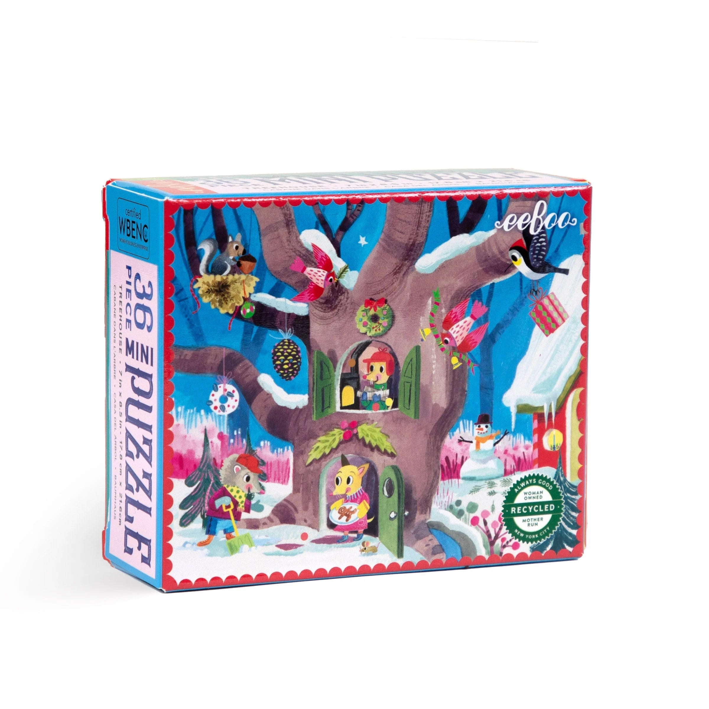 Woodland Holiday Mini Puzzle - 36 pieces-Little Sprout