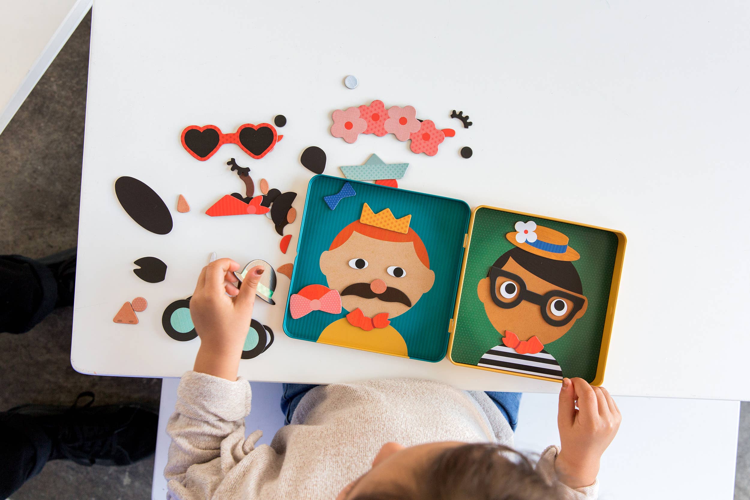 Funny Faces Magnetic Play Set-Little Sprout