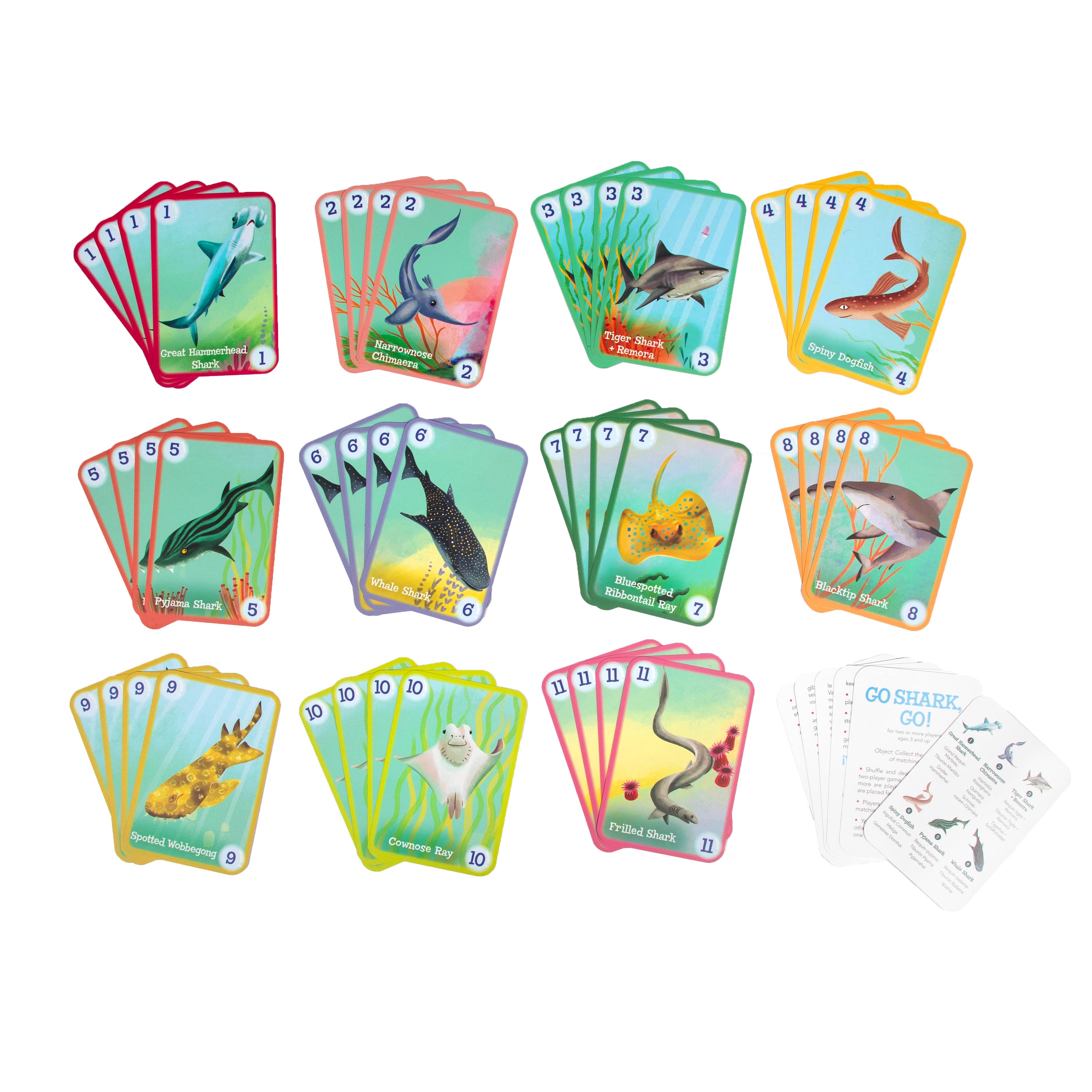 Go Shark Go! Playing Cards-Little Sprout