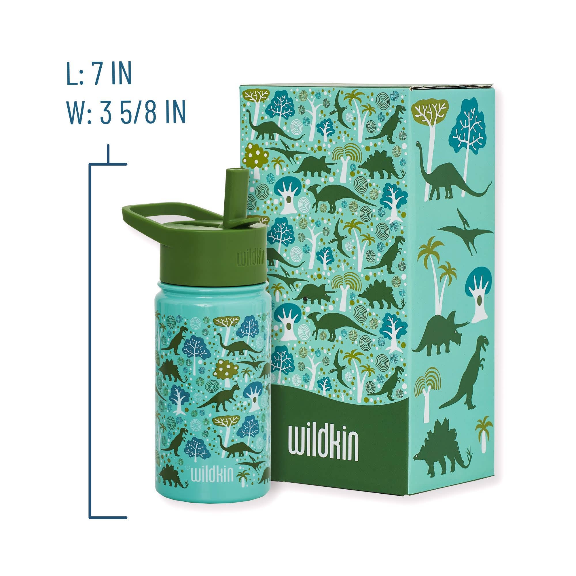 Dinomite Dinosaurs 14 oz Steel Bottle-Little Sprout