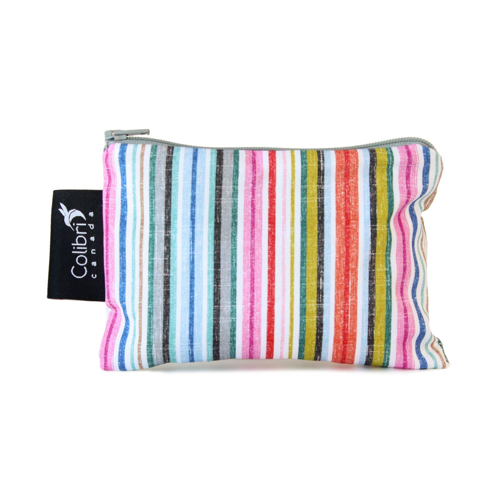 Summer Stripes Reusable Snack Bag - Small-Little Sprout