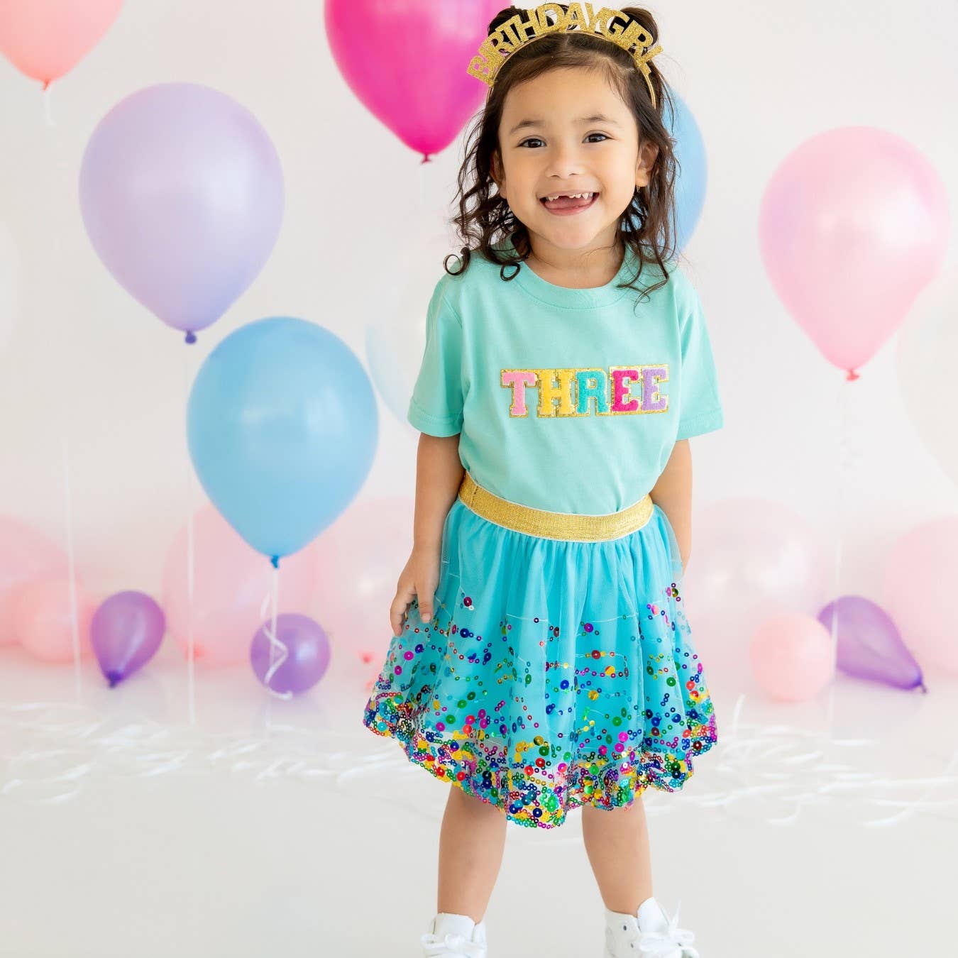 Third Birthday Patch Short Sleeve T-Shirt - Kids Birthday: 3T