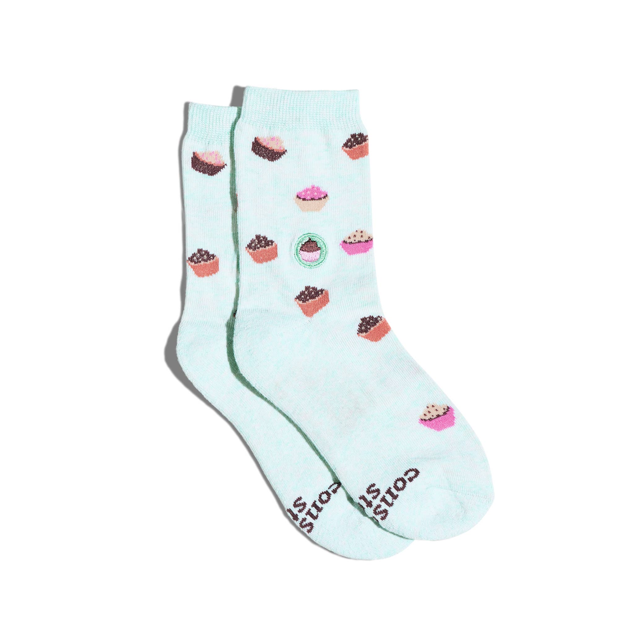 Kids Socks that Provide Meals (Blue Cupcakes): Toddler