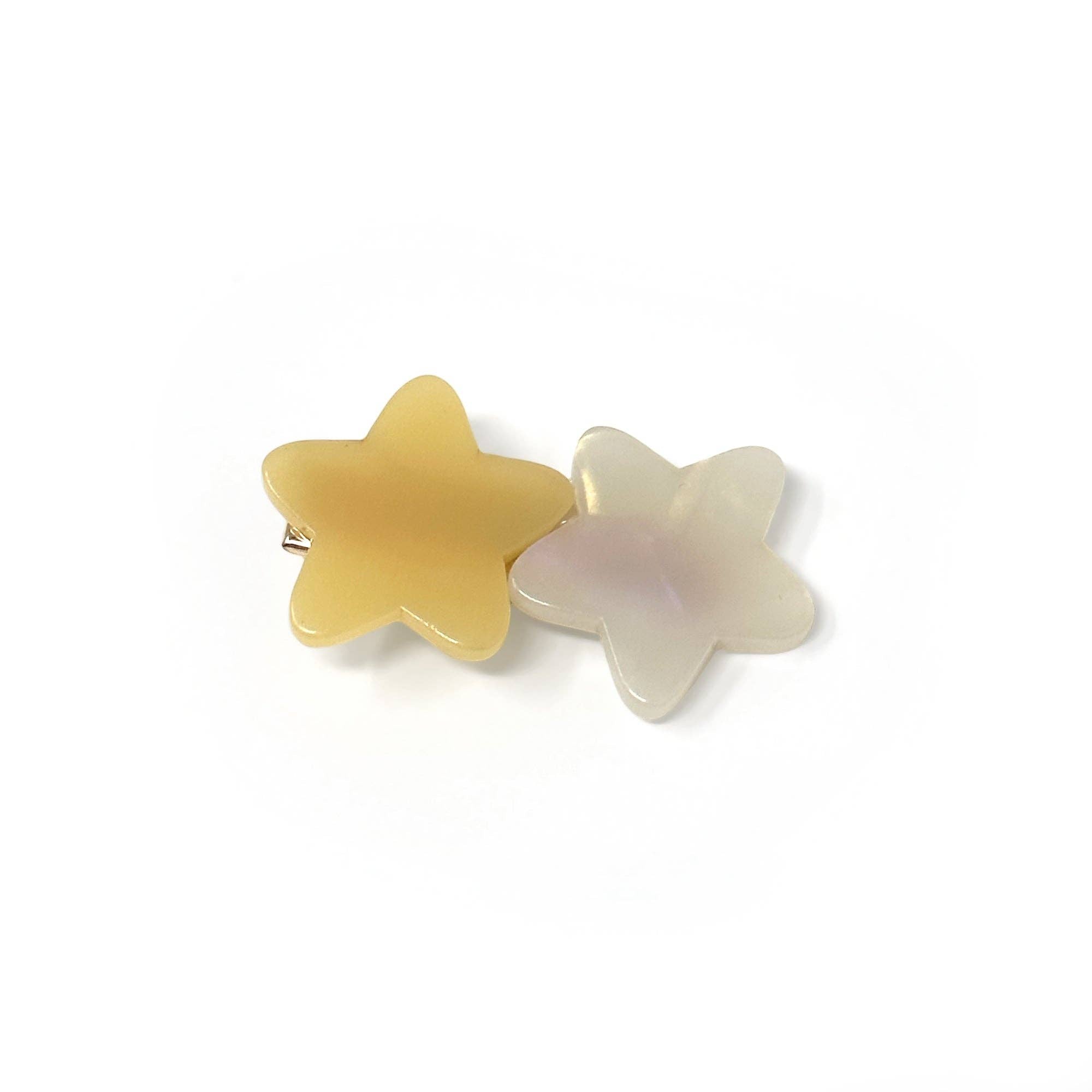DOUBLE STAR HAIR CLIPS (Set of 2): Gold-Little Sprout
