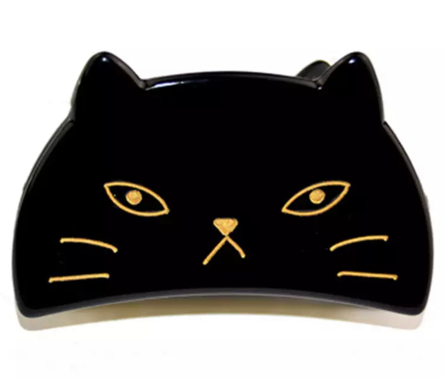 Black Cat Resin Hair Claw Clip Little Sprout