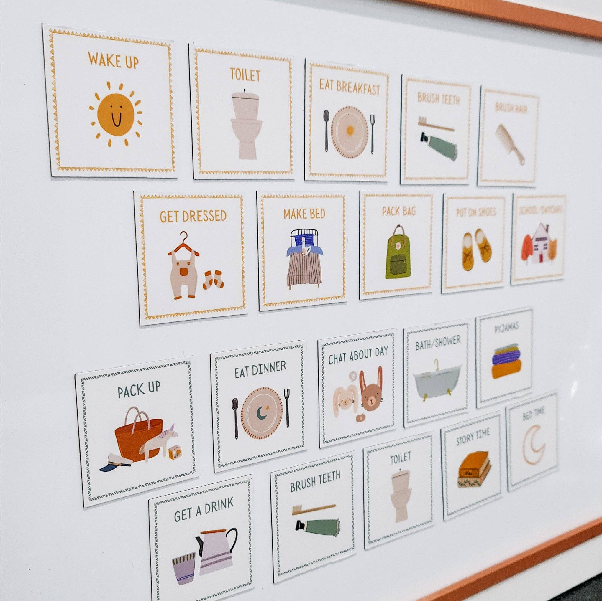20 Magnetic Routine Cards-Little Sprout
