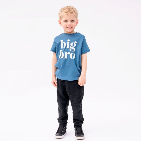 Big Bro Short Sleeve Shirt - Pregnancy Announcement - Family: 4T