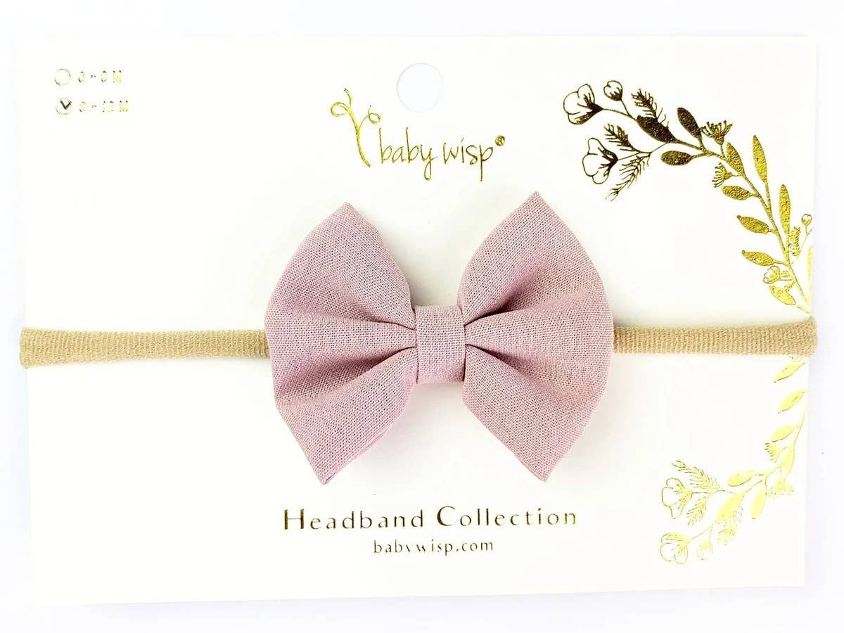 Infant Headband - Fanny Hair Bow Headband for Babies: Black