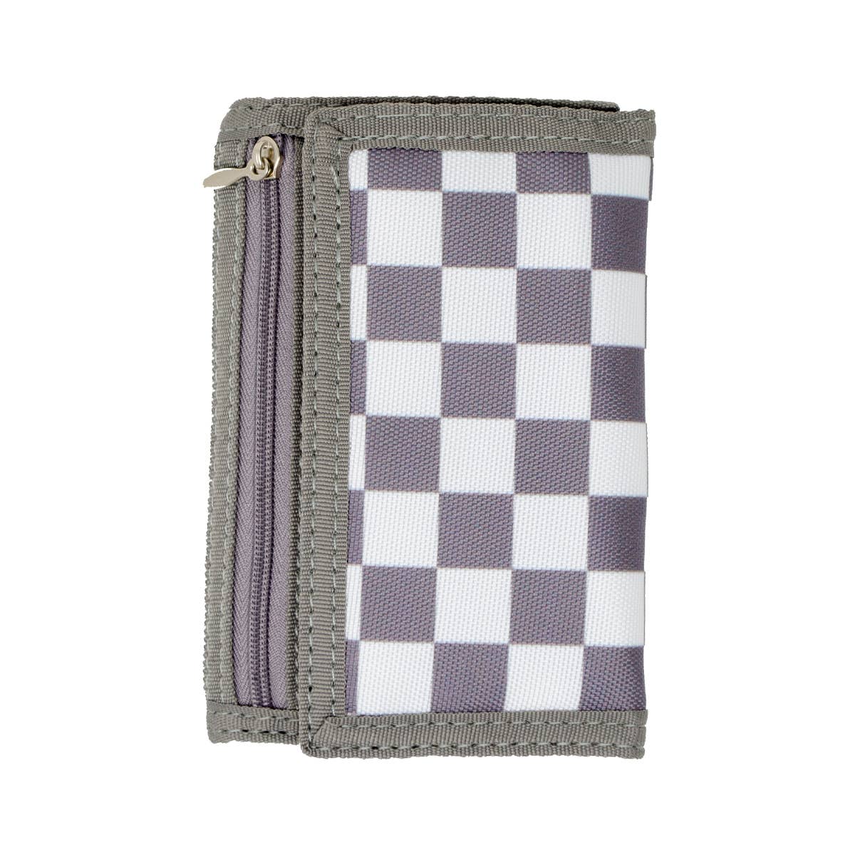 Checkered Boy Wallet: Blue