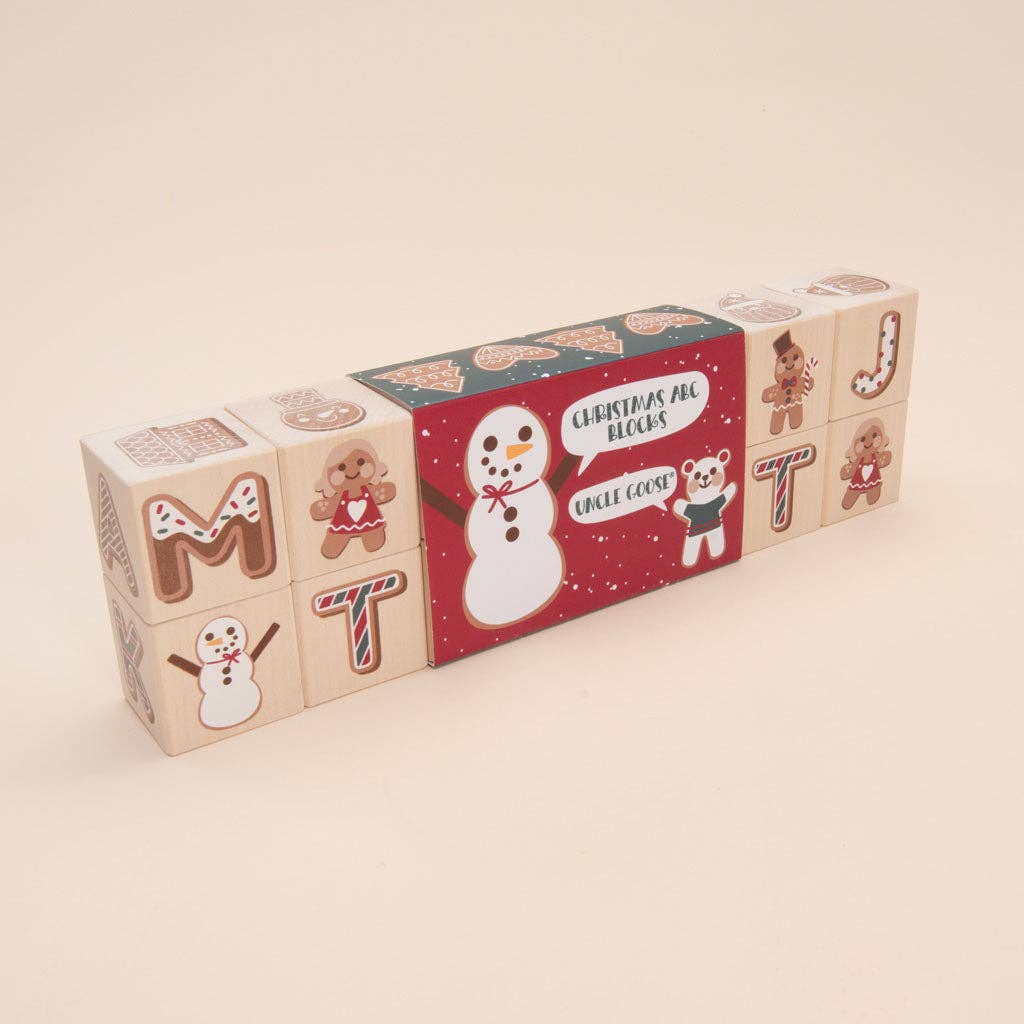 Uncle Goose Merry Christmas ABC Blocks