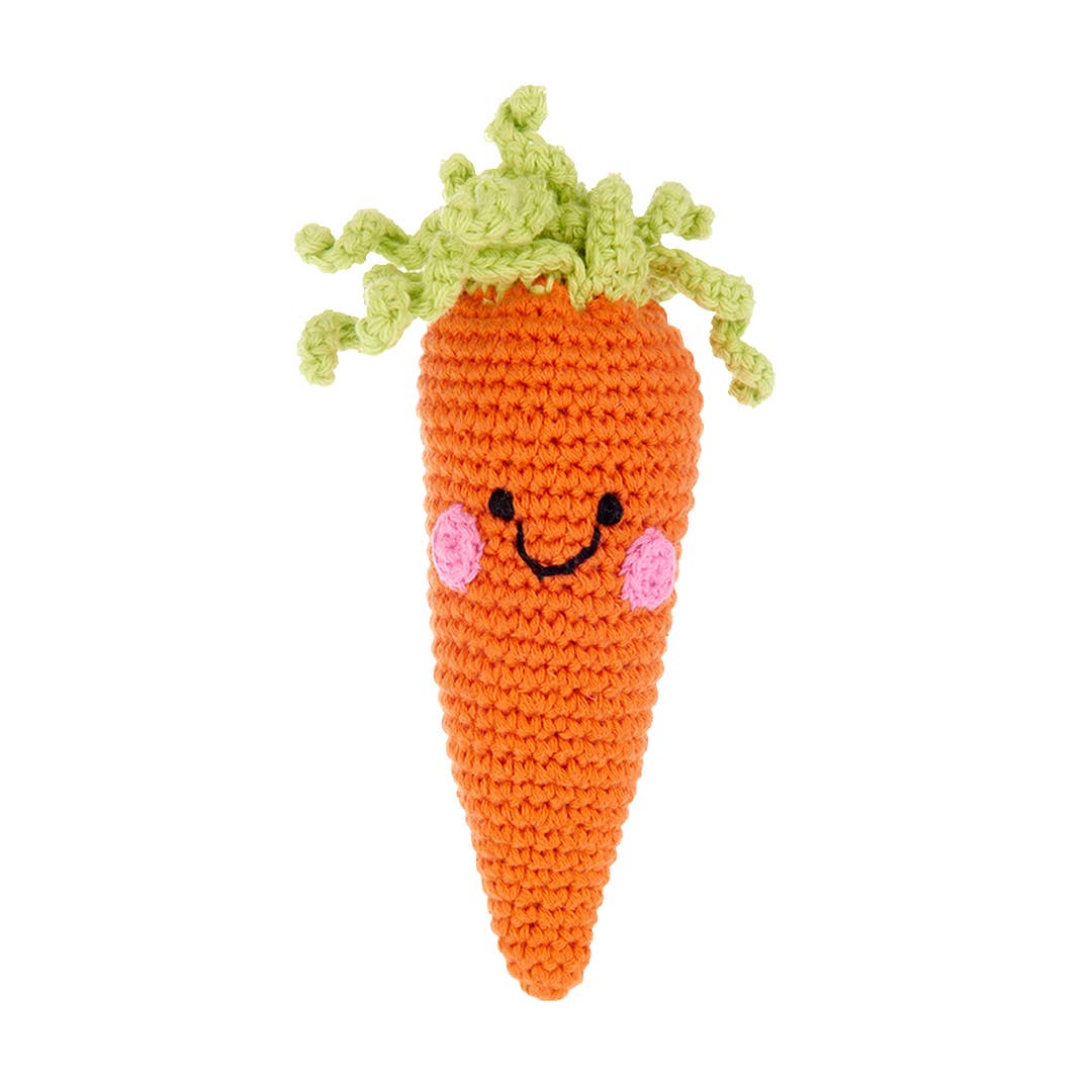 Crochet Carrot Rattle Little Sprout