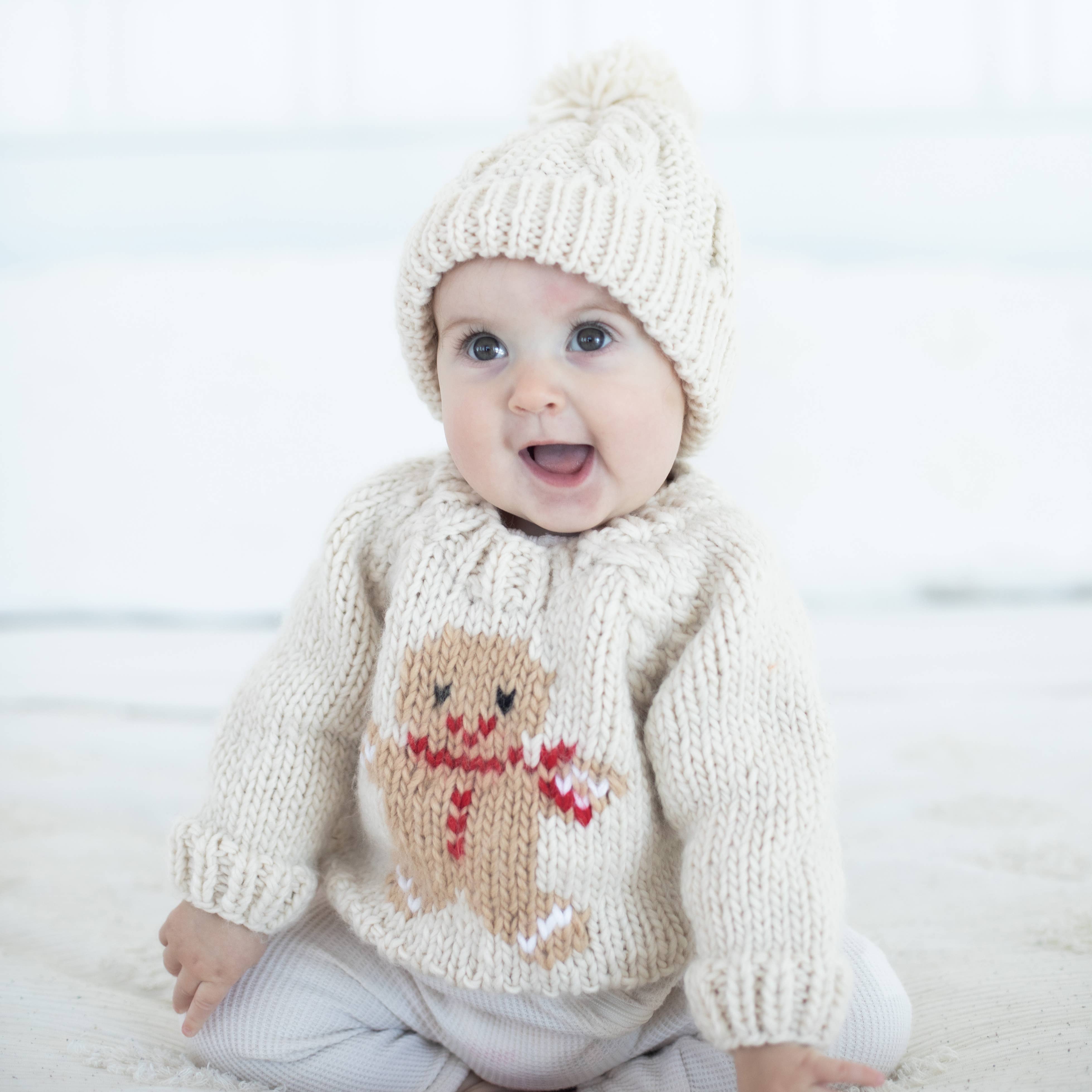 Gingerbread Sweater for Baby & Toddler : 6-12 months