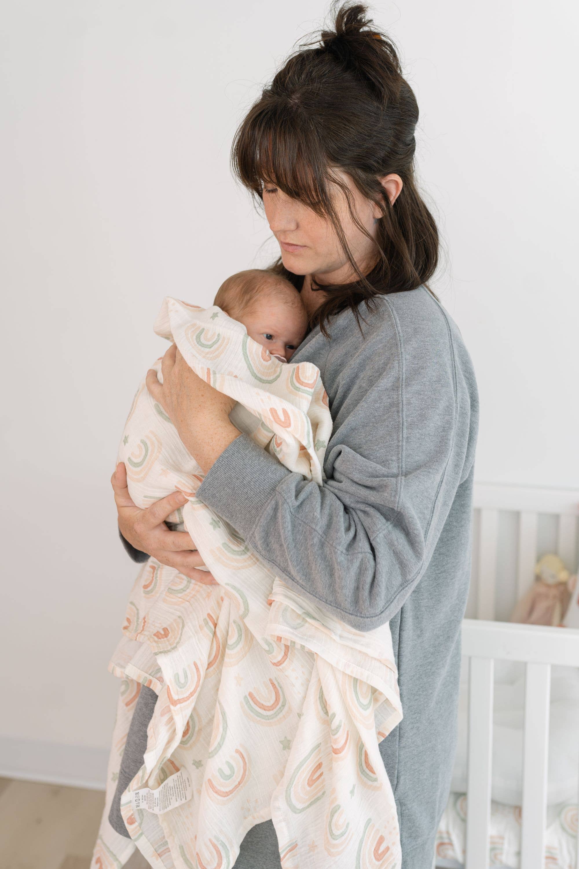 Parker 2-pc. Swaddle Set (Butterfly/Rainbow)