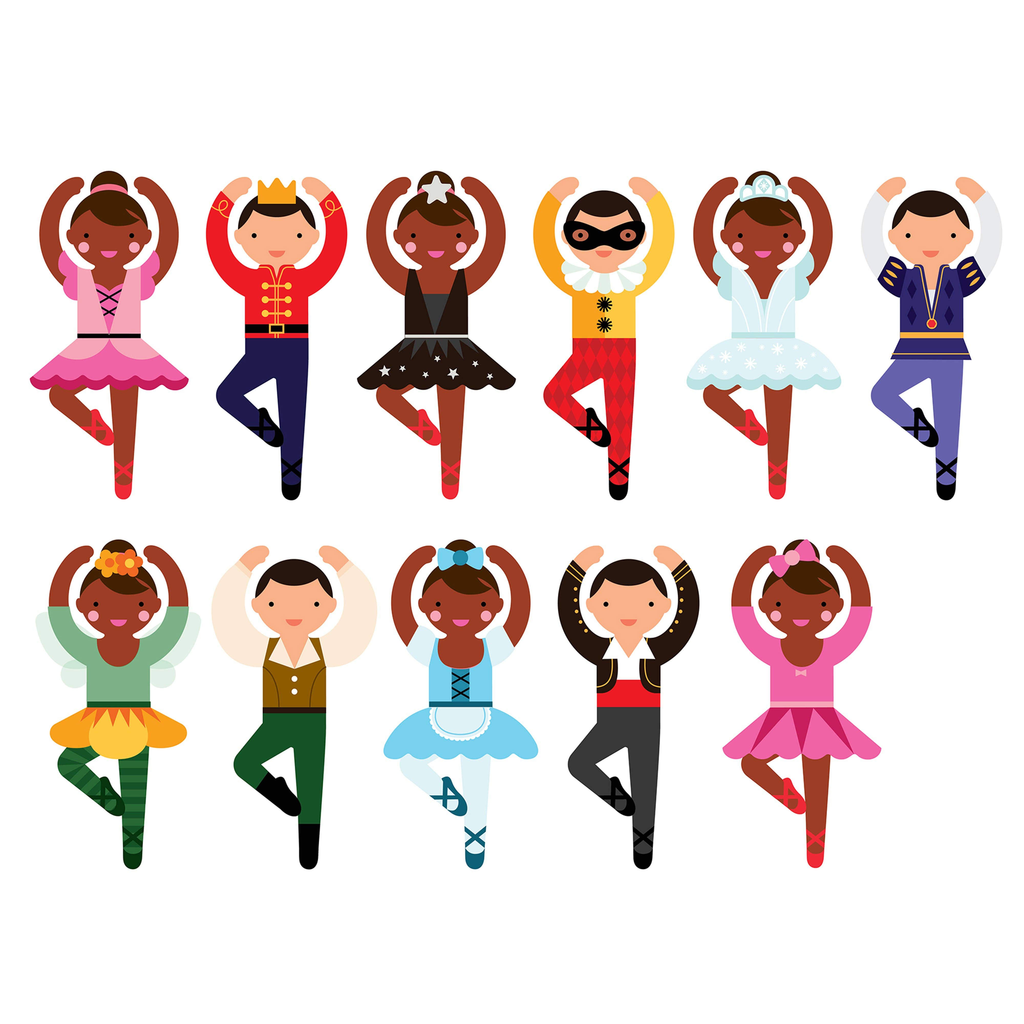 Ballet Dancers Magnetic Dress Up-Little Sprout