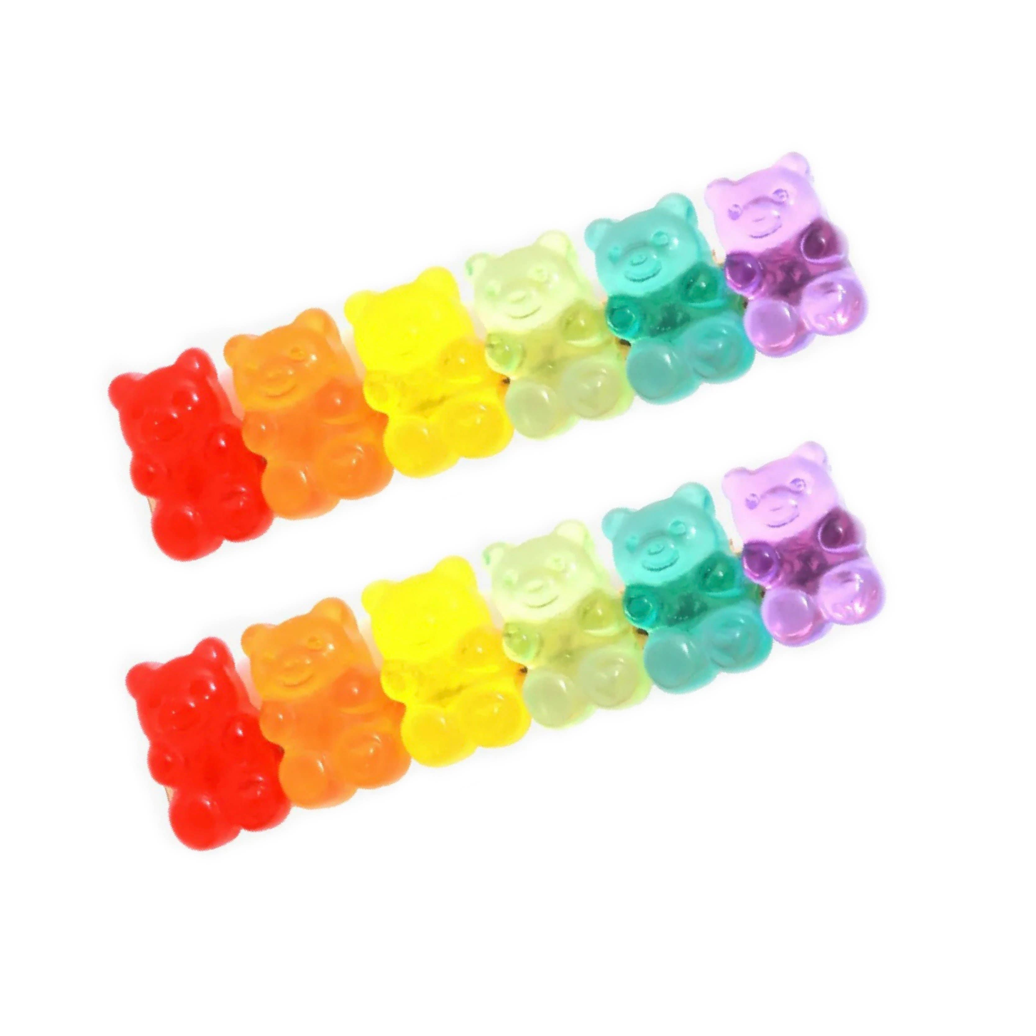 Gummybear Hair Clips Set of Two Little Sprout
