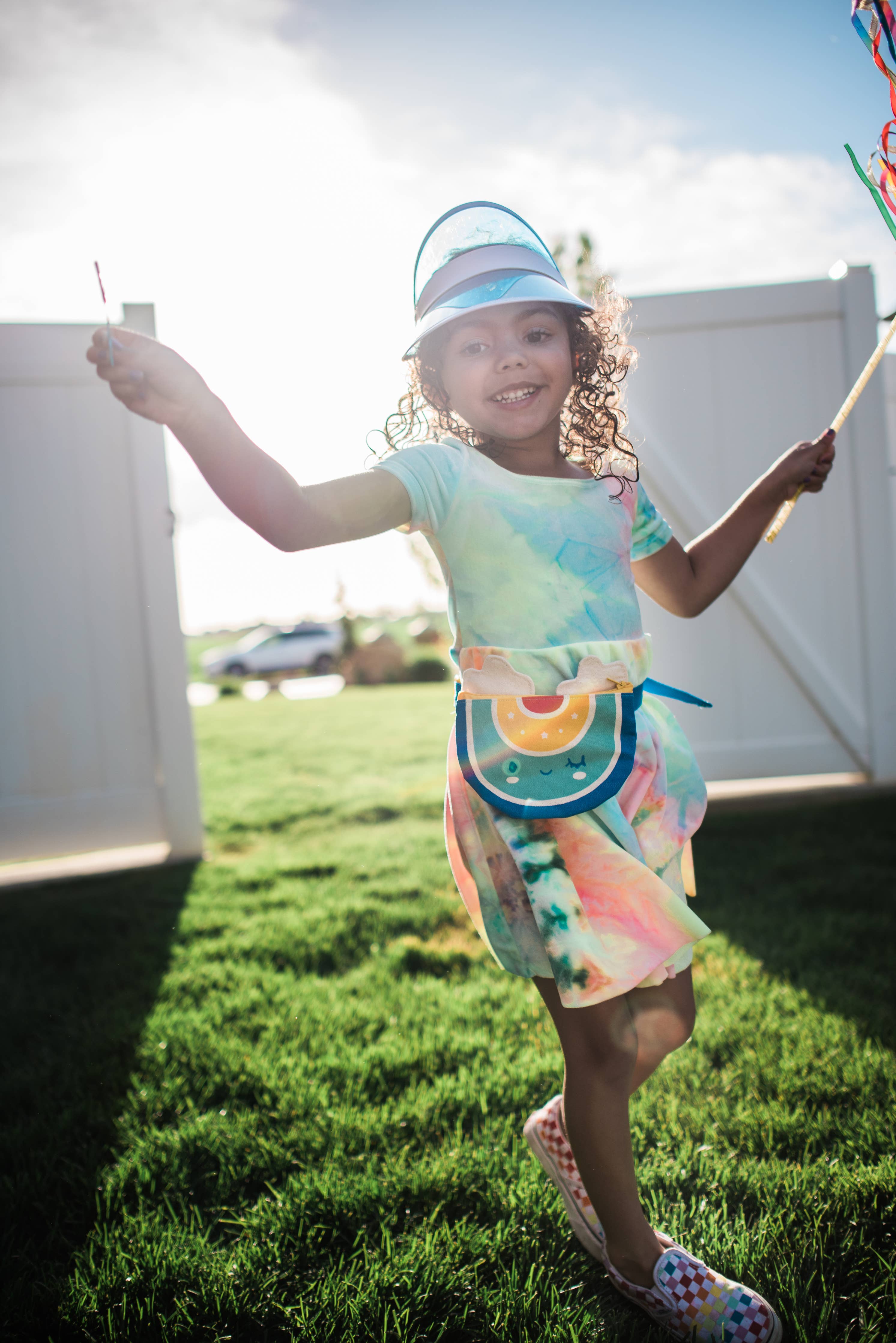 Rainbow Belt Bag, Fanny Pack, Hip Bag, Adjustable Belt-Little Sprout