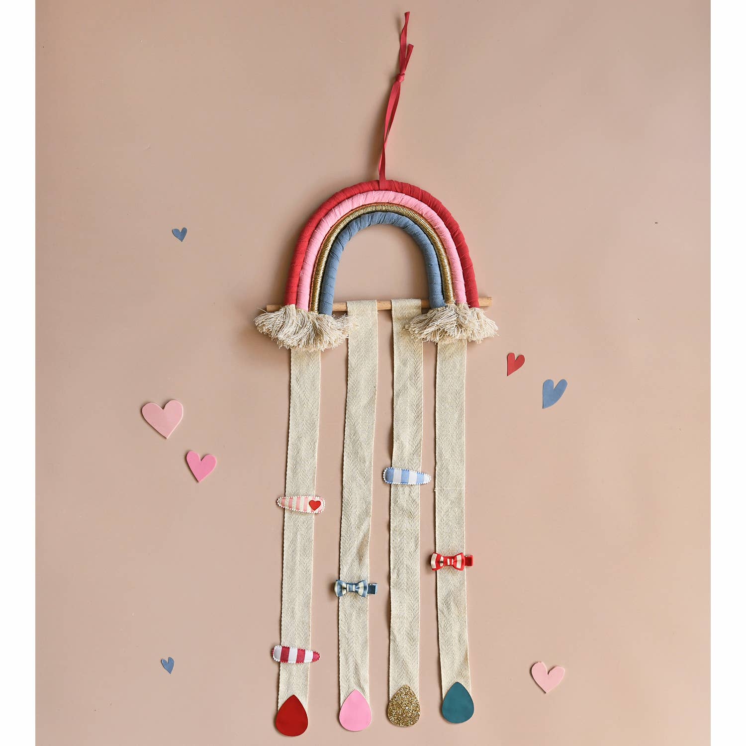 Bright Rainbow Drops Clip Hanger-Little Sprout