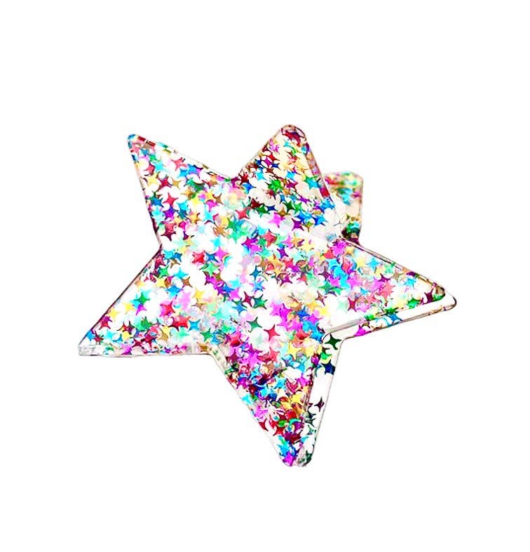Star Glitter Hair Clip Little Sprout