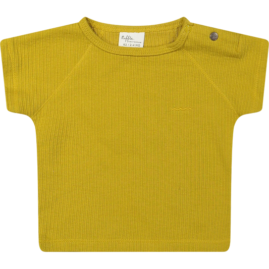 Jord T-Shirt - Rib Solid Mustard