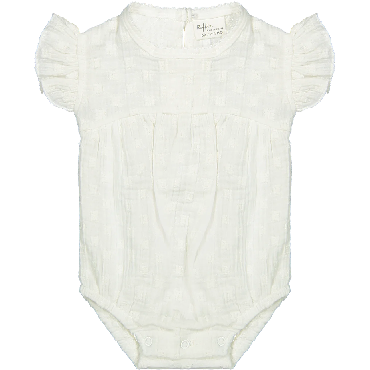 Lisa Romper - Woven White