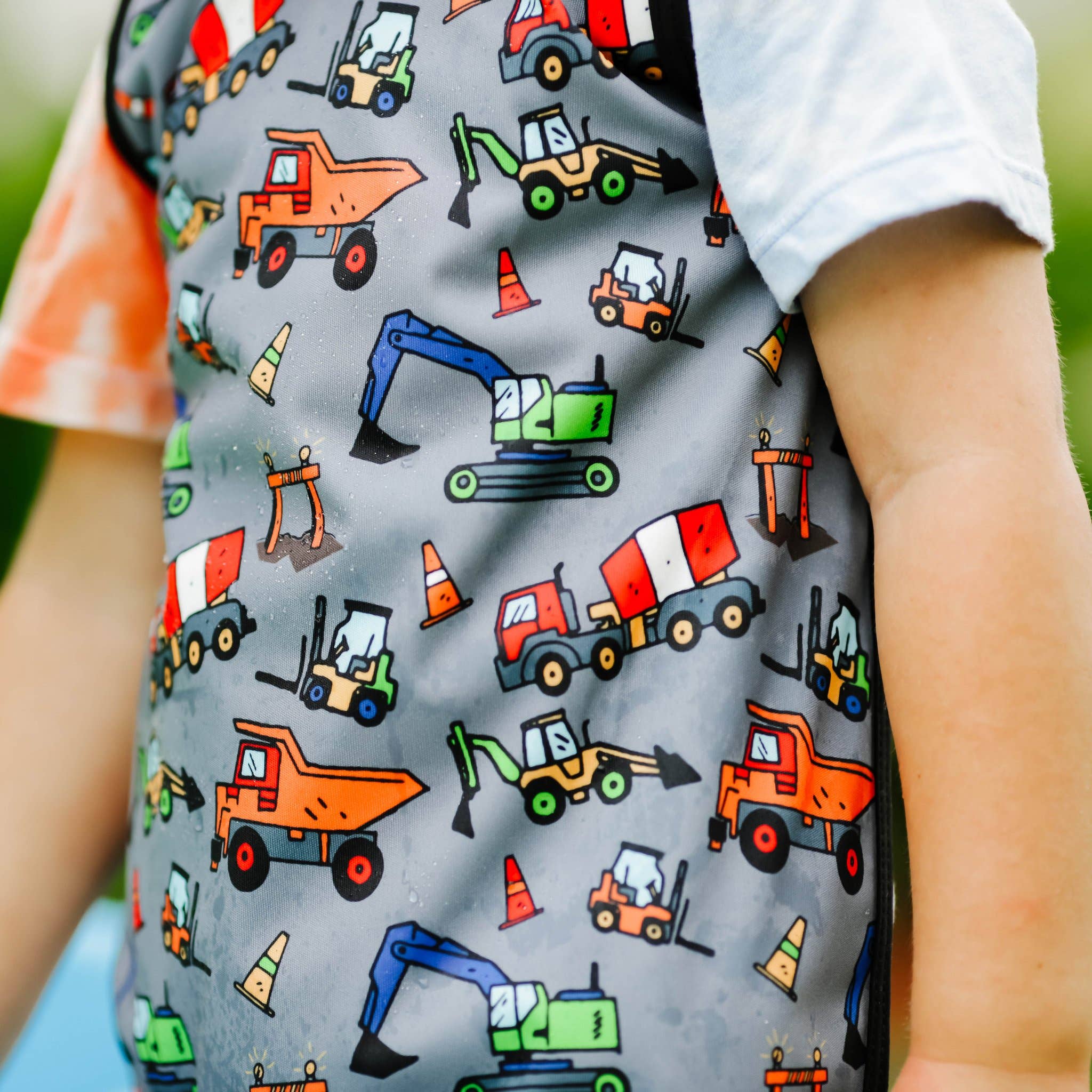 Construction Zone Bapron: Toddler (6m-3T)