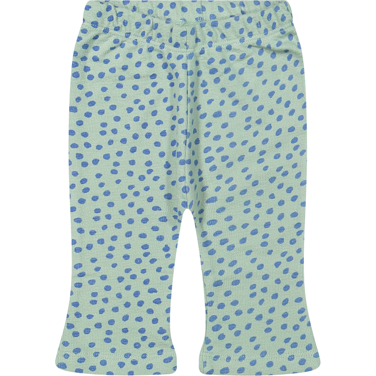 Flared Pants - Mesh Knit Dots