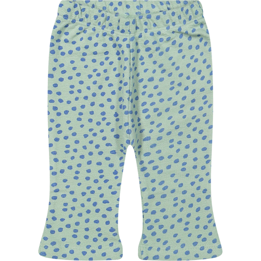 Flared Pants - Mesh Knit Dots