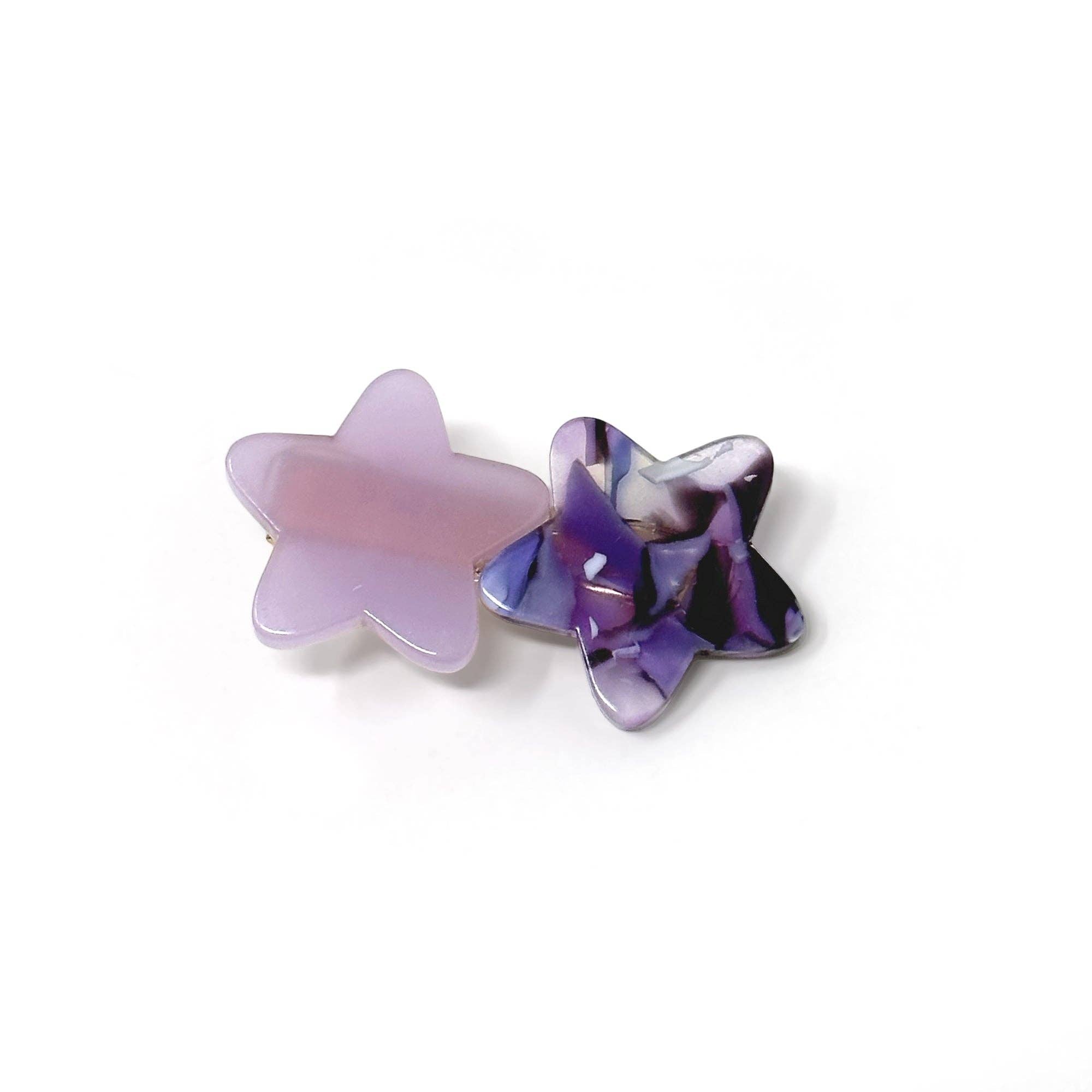 DOUBLE STAR HAIR CLIPS (Set of 2): Gold-Little Sprout