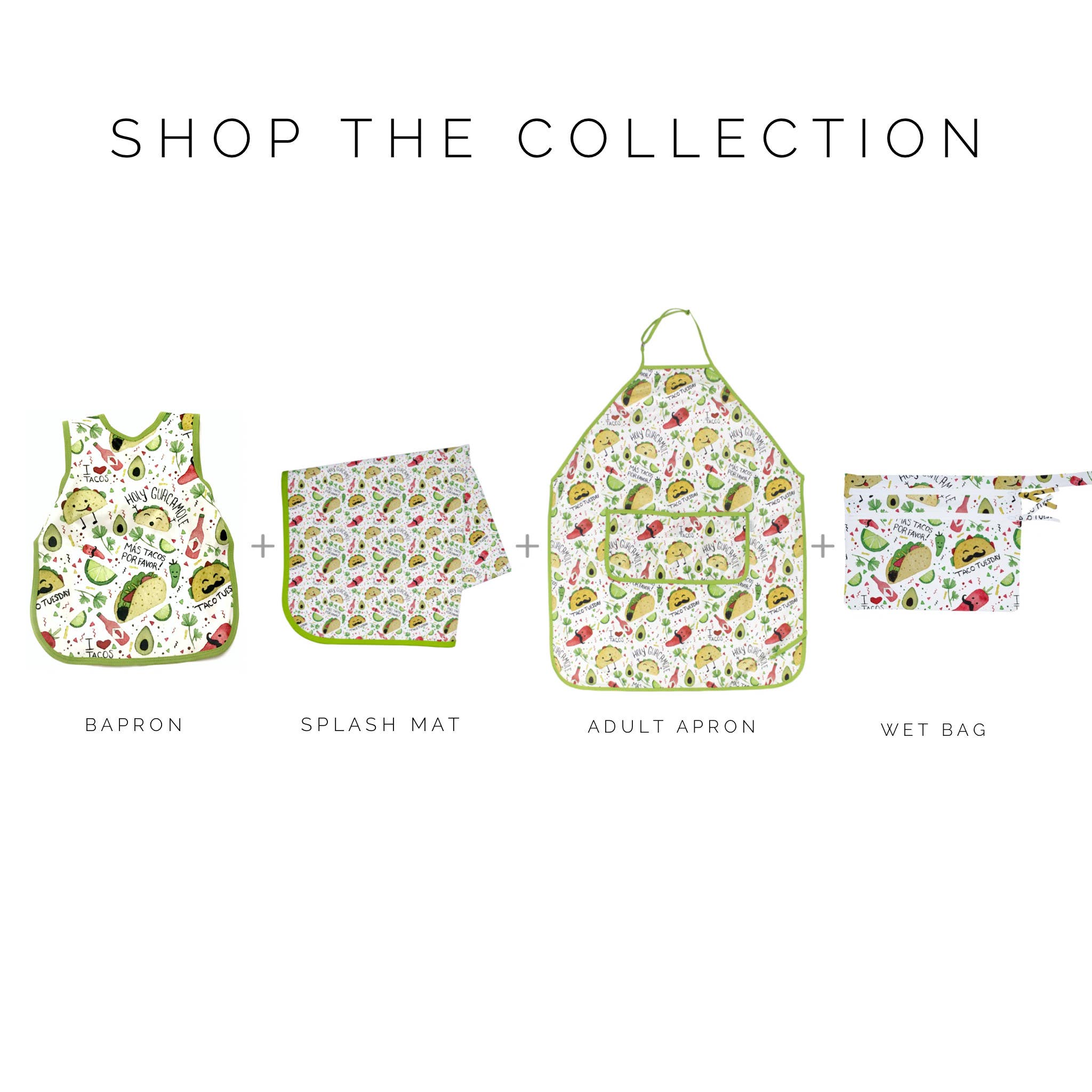 Taco Party Waterproof Wet Bag