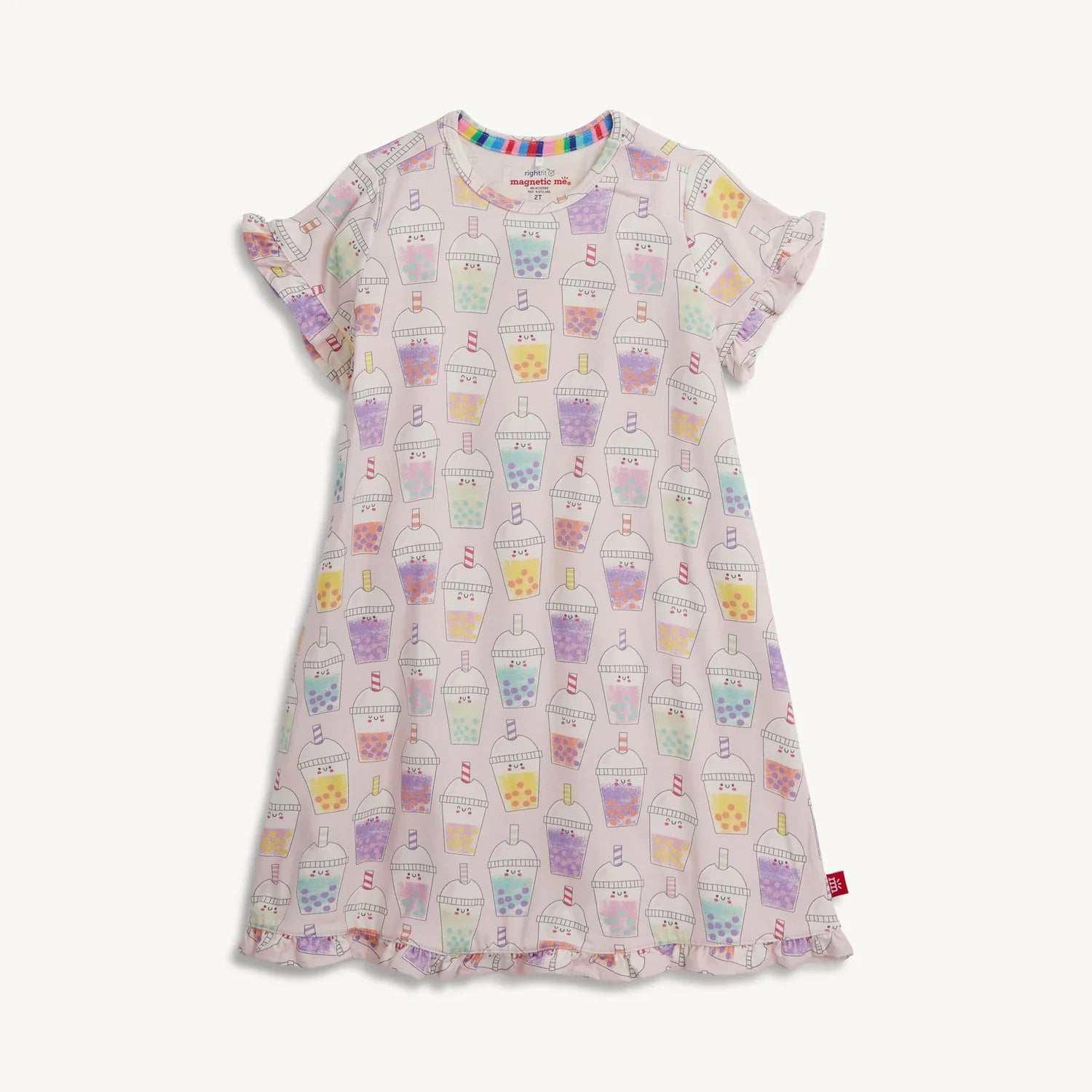 Magnetic Me Boba Beau-tea Right Fit Nightgown Little Sprout