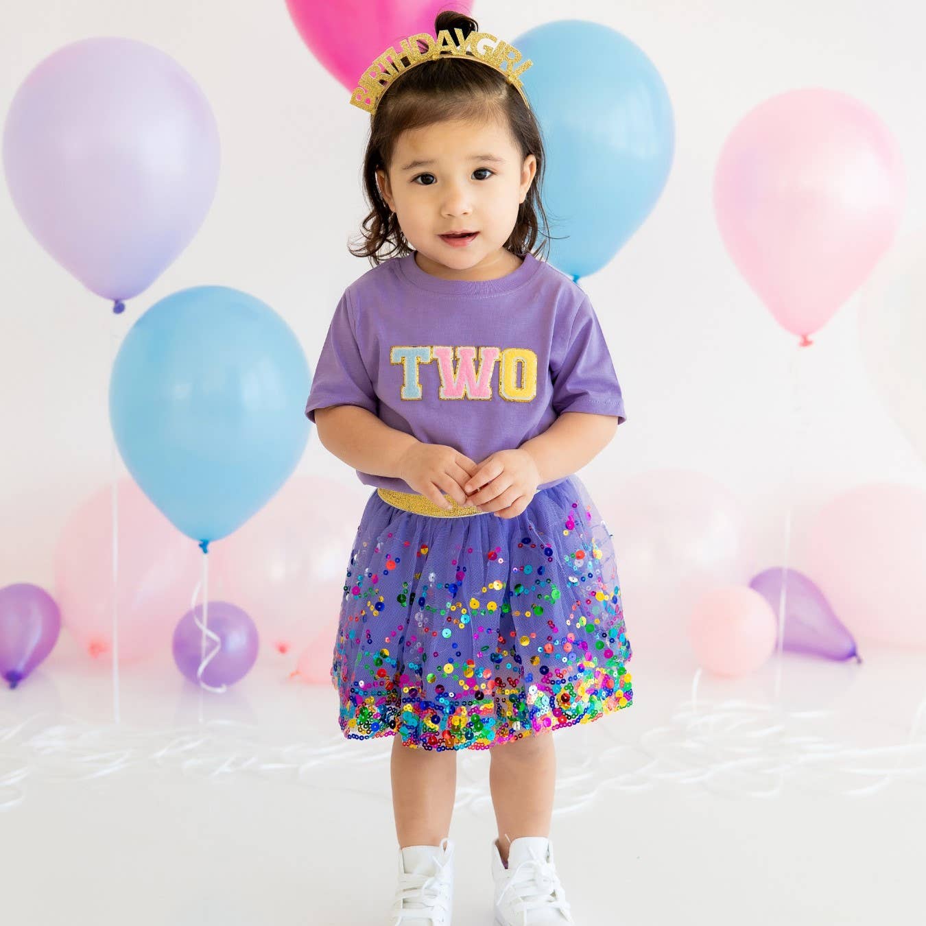 Second Birthday Patch Short Sleeve T-Shirt - Kids Birthday: 2T