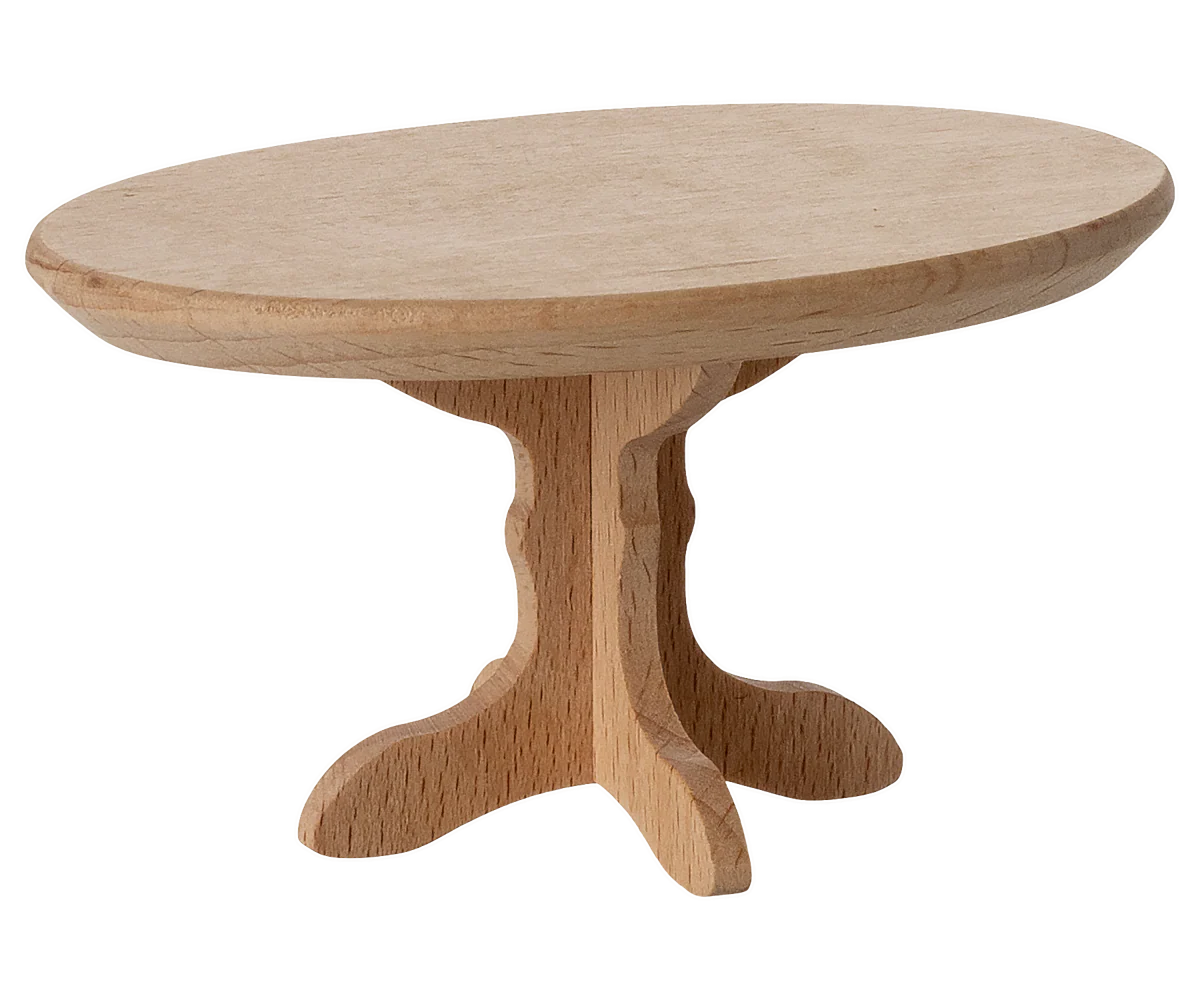 maileg Oval Coffee Table Mouse Nature Little Sprout