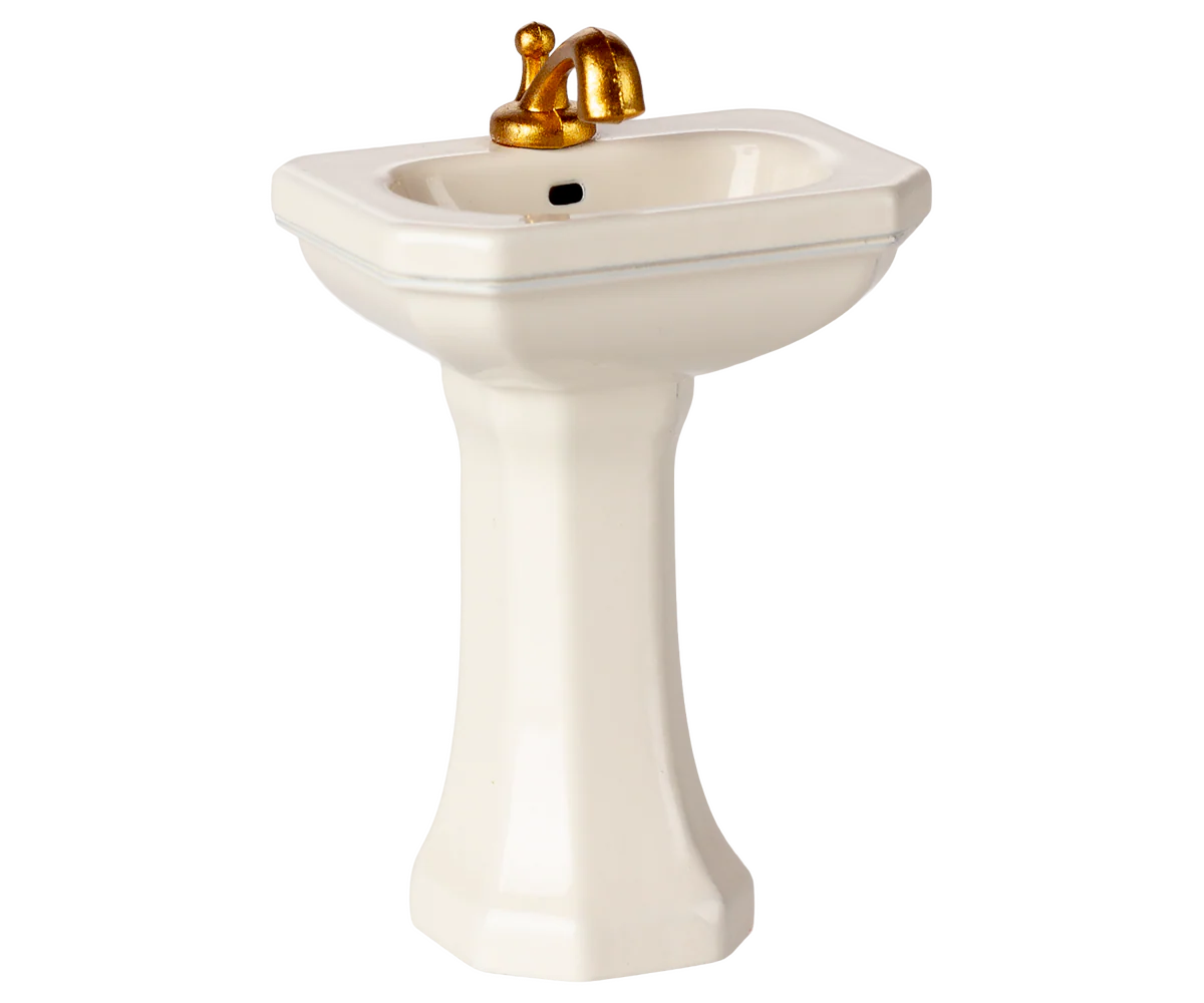 Maileg Bathroom Sink Mouse Off White Little Sprout