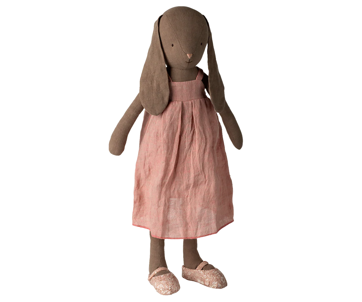 Maileg Bunny Size 4 Brown Dress and Shoes Little Sprout