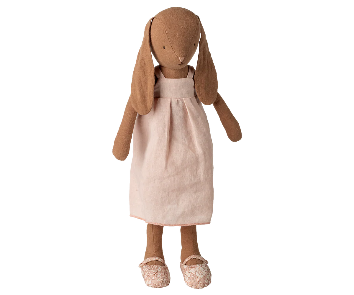 Maileg Bunny Size 3 Chocolate Brown Dress and Shoes Little Sprout