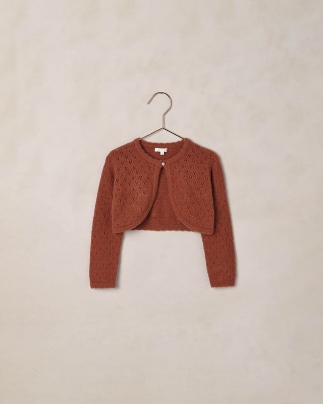 Noralee Bolero Sweater Red Little Sprout