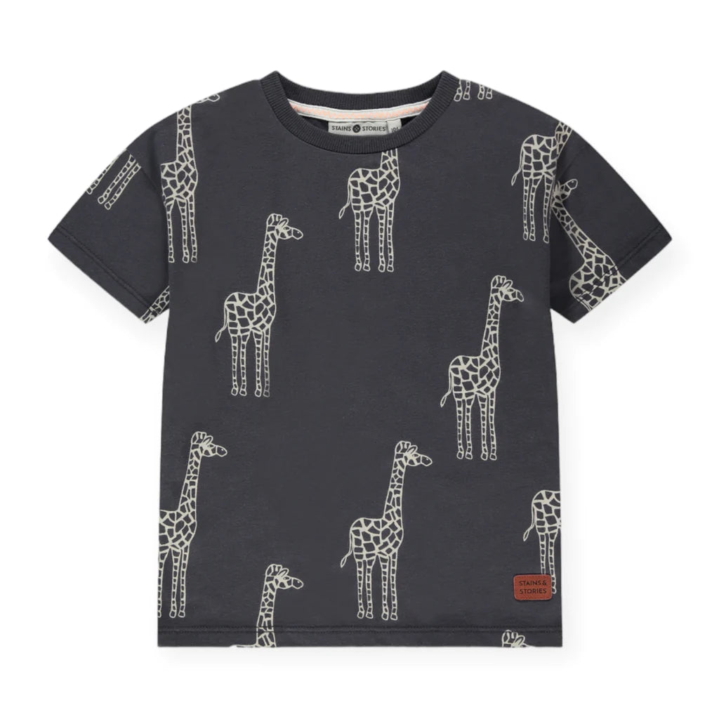 Boys T-Shirt Short Sleeve - Dark Grey