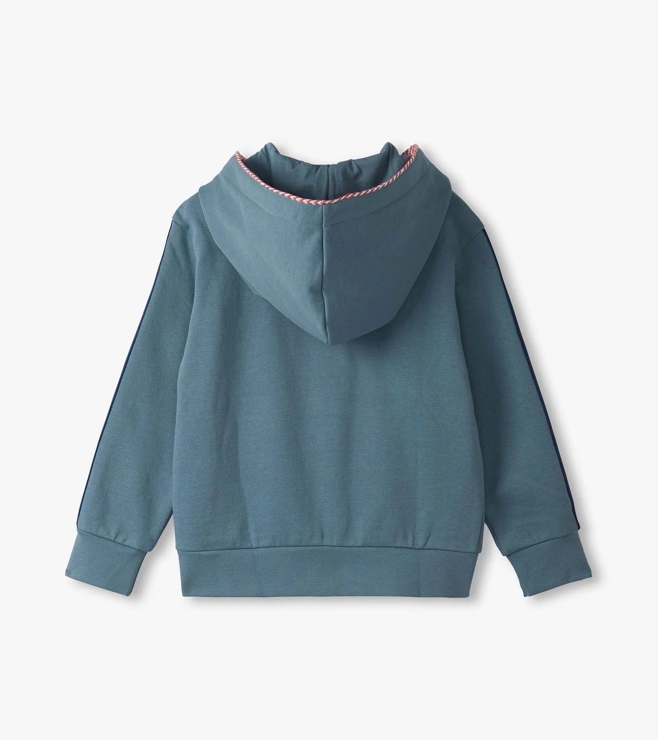Blue Stone Exposed Zip Hoodie