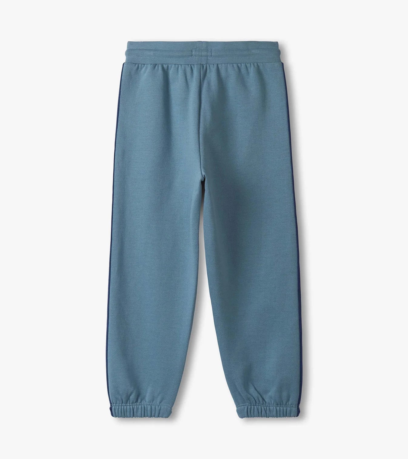 Blue Stone Track Pants with Side Taping