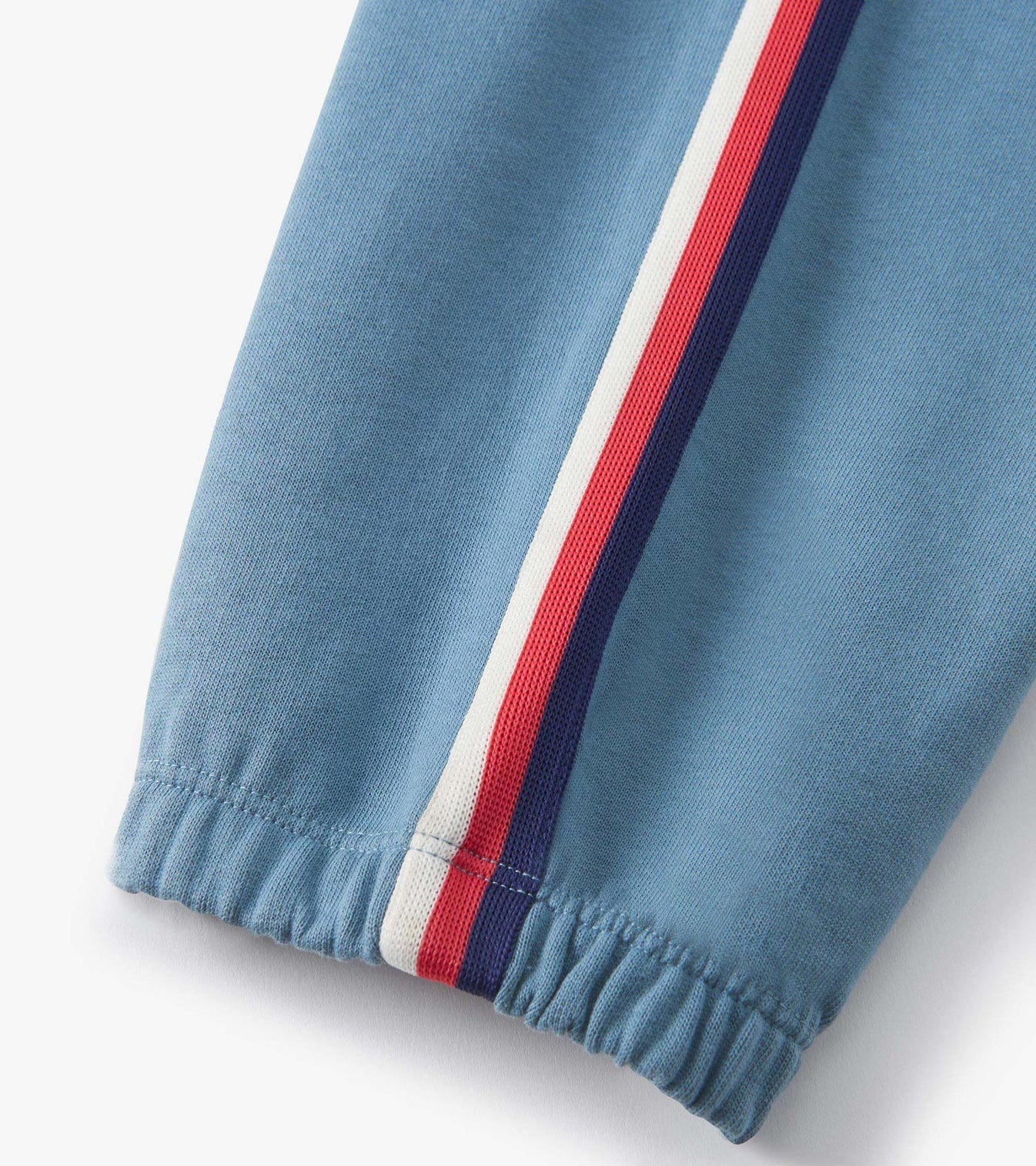 Blue Stone Track Pants with Side Taping
